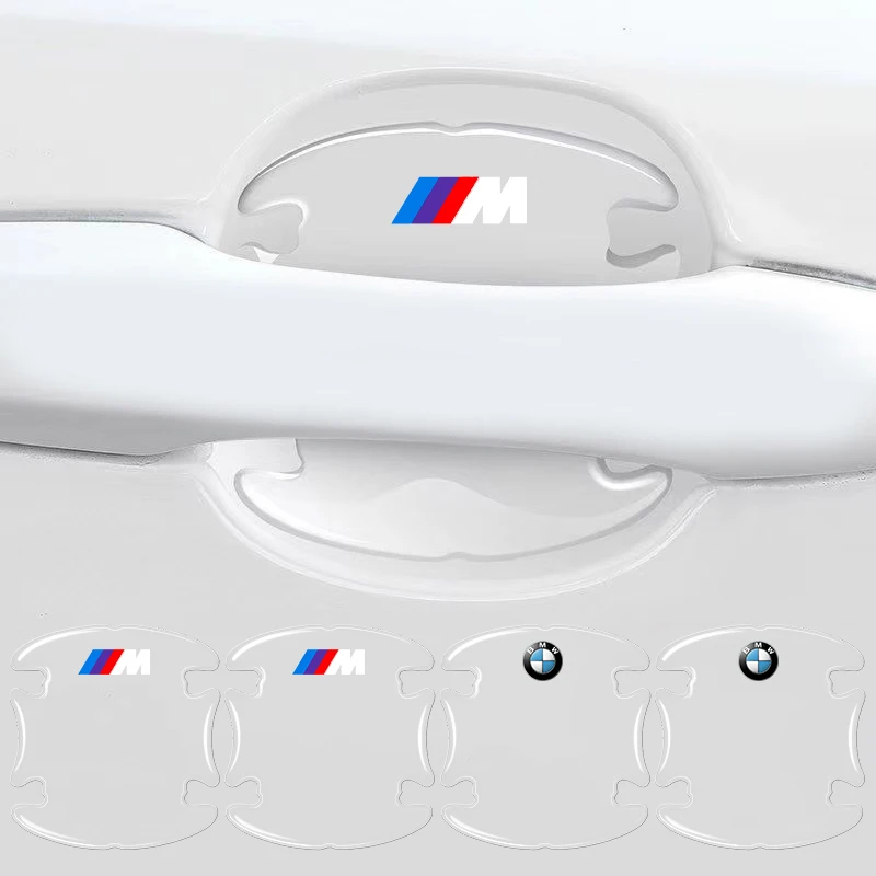 Защитная полоса кузова автомобиля наклейка против царапин на ручку двери для BMW M