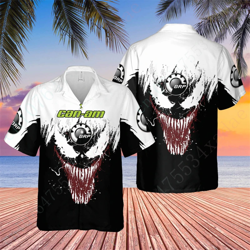 

Can-am Harajuku Button Cardigan Casual Shirts For Men Women Unisex Clothing Anime Shirts And Blouses Luxury Oversized T-shirt