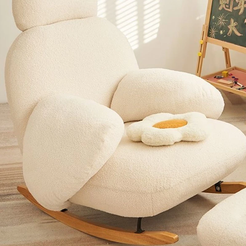 Кресло-качалка раскладушка для взрослых мебель гостиной