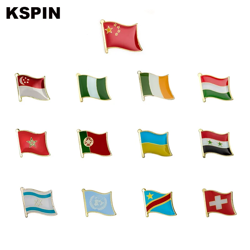 

National Banner Badges Metal Pin for Clothes Rozet Makara Replica Coins