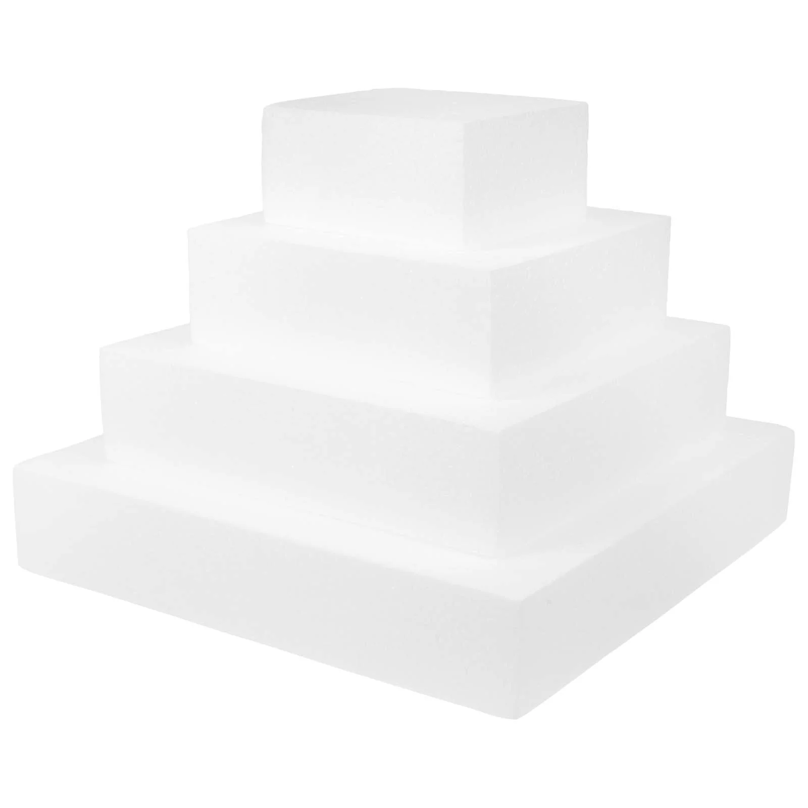 

4 Pcs Foam Cake Mold Decorative Model Baking Tools Wedding Party Supplies Dummies Foams Sets Practicing Small