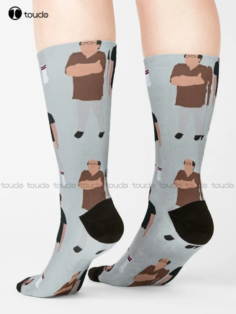 

It'S Always Sunny In Philadelphia - Frank And Charlie Socks Red Socks Women Personalized Custom 360° Digital Print Gift Retro