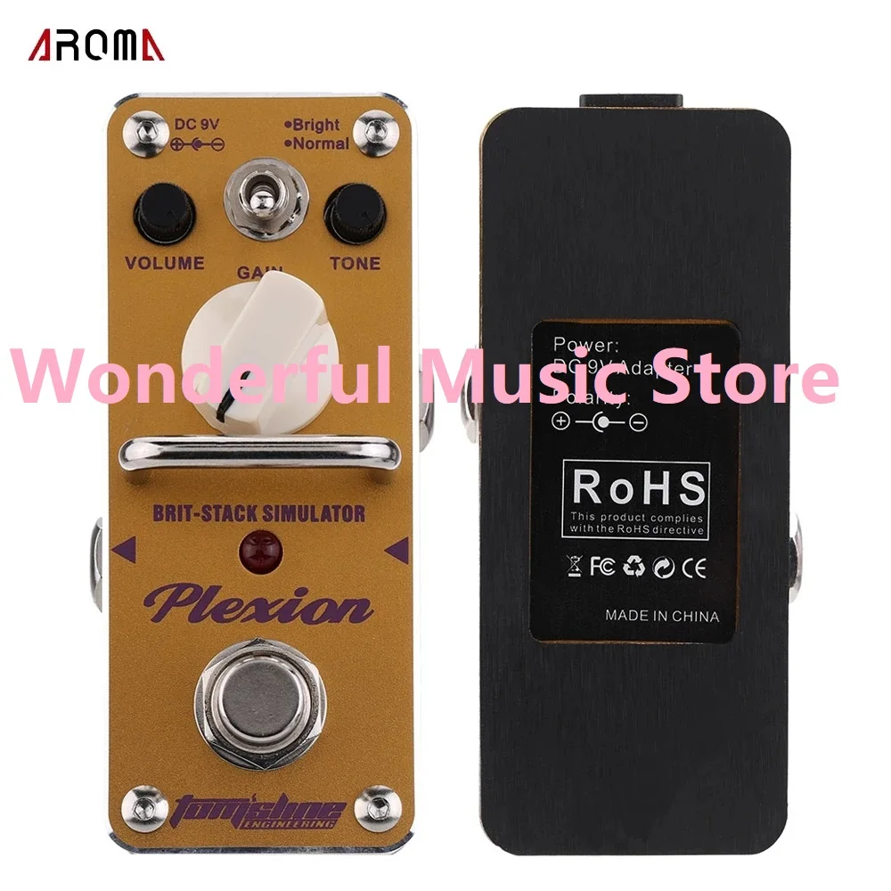

AROMA APN-3 Plexion Brit-stack Simulator Electric Guitar Effect Pedal Mini Single Effect with True Bypass