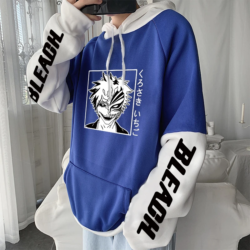 Толстовка Мужская/женская с капюшоном и принтом аниме Kurosaki Ichigo - купить по