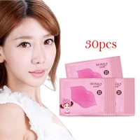30pcs bioaqua crystal collagen lip mask hydrating lips plumper pads masks moisturizing anti wrinkle lip patches beauty skin care