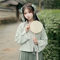 improved hanfu womens stand collar suit chinese national style clothes daily autumn spring new chinese elements tang suit women