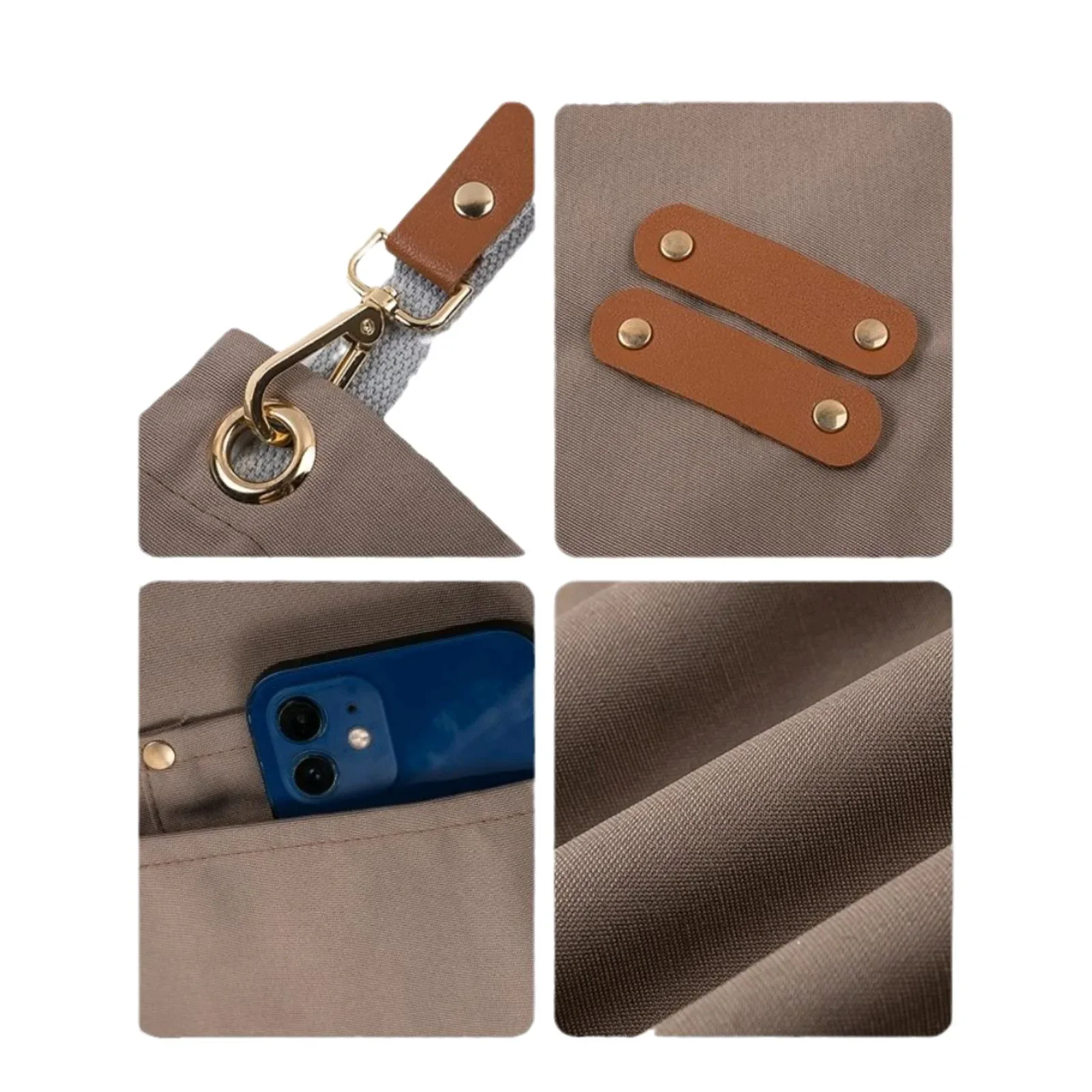 Фартук с настраиваемым логотипом для кафе чайных магазинов цветочных