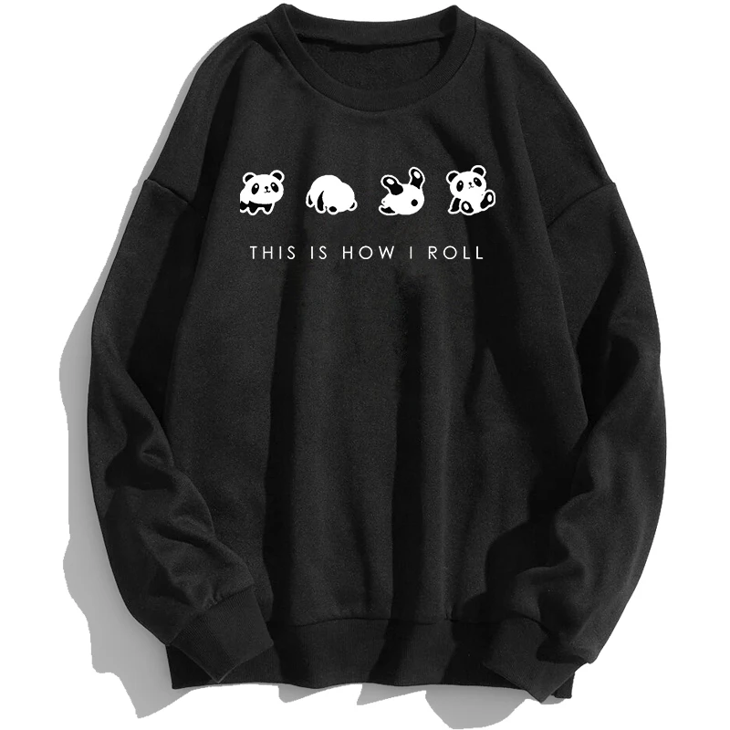 

This Is How I Roll Sweatshirts Hoodie Anime Hoodies Sweatshirt Korean Style Trapstar Crewneck Spring Autumn Pullover Men Jumper