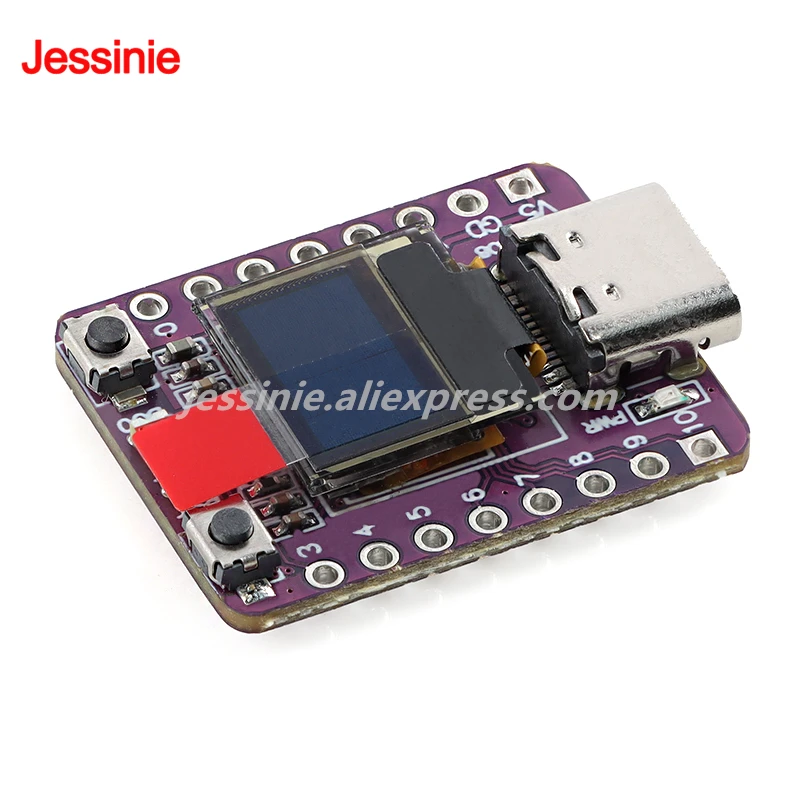 Фото 1-5 шт. ESP32-C3 SuperMini PRO Mini OLED макетная плата ESP32C3 2,4G WiFi BT Bluetooth-совместимый бесфильный модуль для Arduino №4