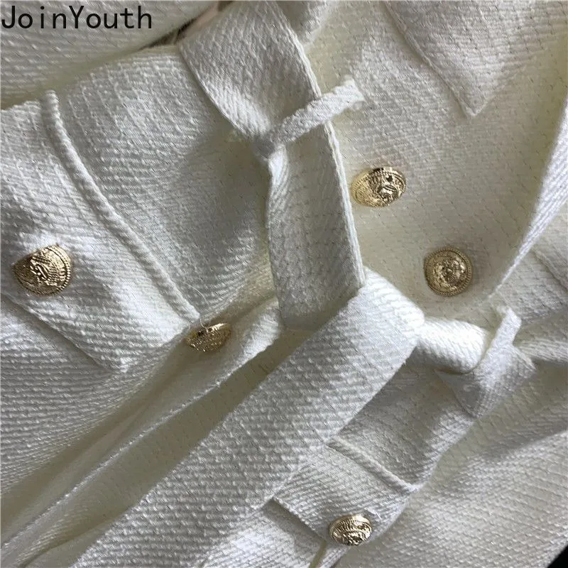 Зимнее пальто женская одежда толстое шерстяное 2024 толстая двубортная бандажная