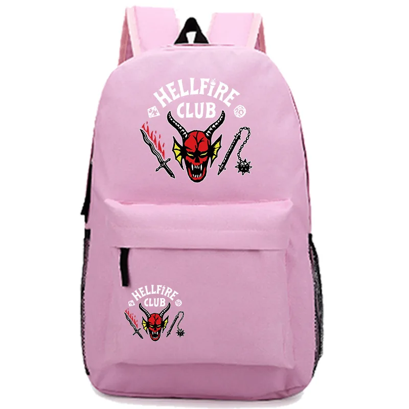 

Daily Backpack Stranger Things Canvas Backpack Student School Shoulder Bag Youth Outdoor Travel Bag Laptop Rucksack Kids Gifts