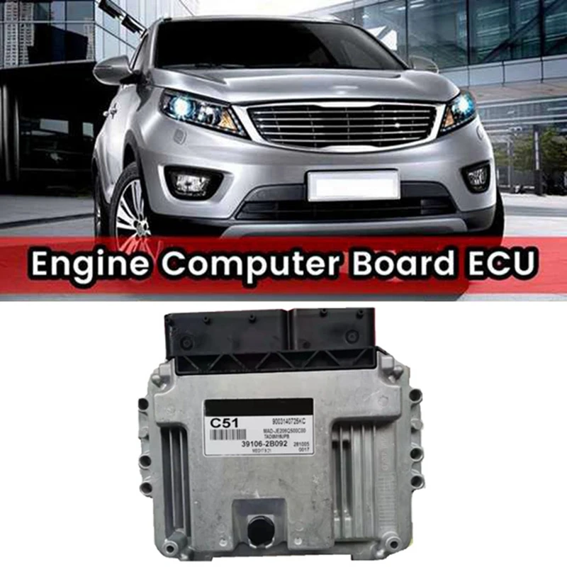 

39106-2B092 ECU Car Engine Computer Board Electronic Control Unit 9003140725KC For Hyundai MEG17.9.21 C51