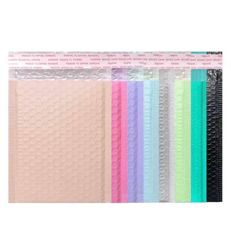 10 шт. 10 размеров Мягкий Конверт розовый/синий/зеленый