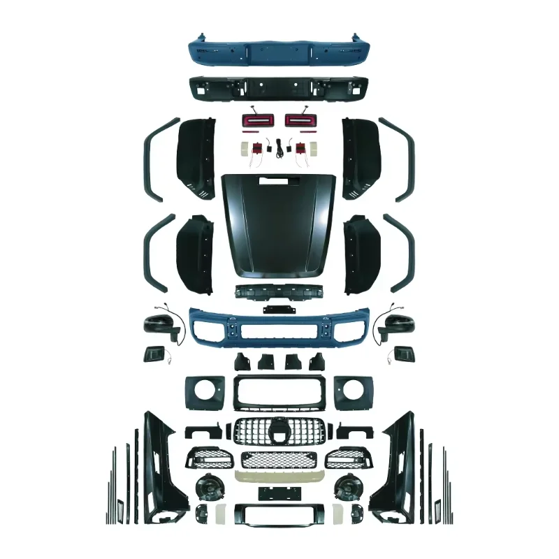 Tiges tiges 2004-2018G klase W463 alt bis 2022 neu w464 W463A G63 Bodykit с передней полосой