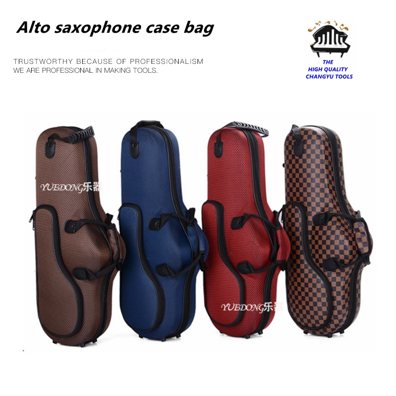 Eb Alto saxophone case bag mould pressing Portable backpack box Shockproof waterproof wear-resistant Wind instrument box parts