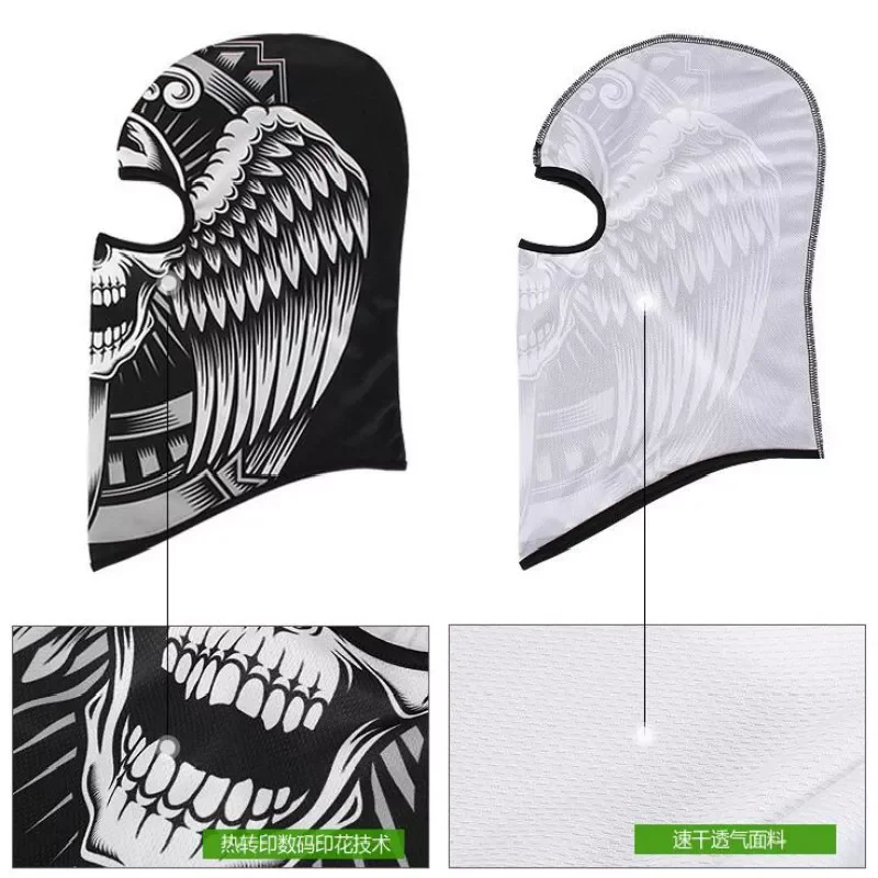 Маска для лица крутой робот скелет маска на Хэллоуин шарф Джокер повязка голову