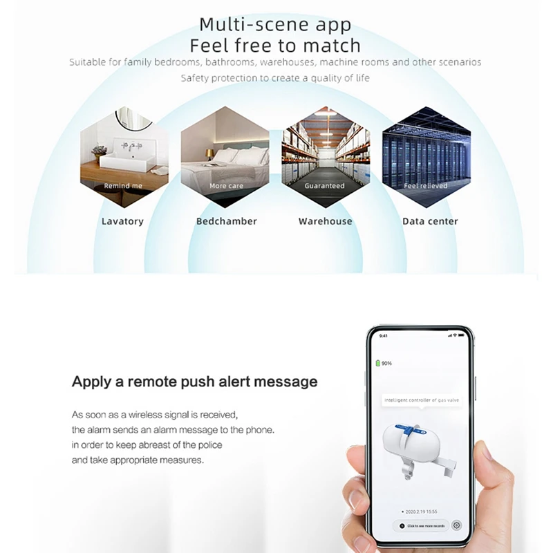 Акция! Умные клапаны для воды Tuya Zigbee управление через приложение дистанционное |