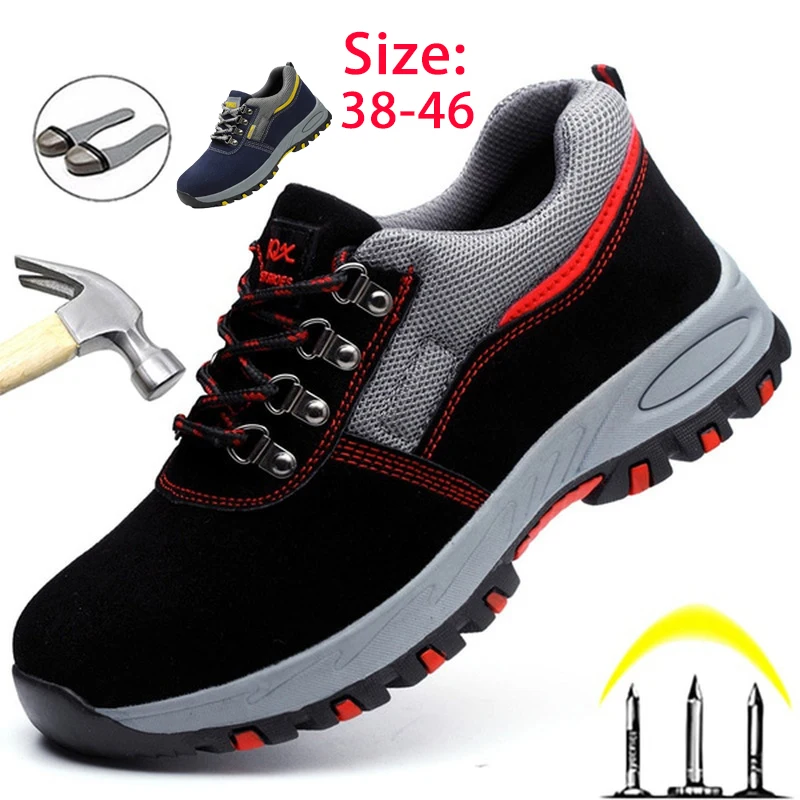 

Новинка 2023 светильник модные повседневные кроссовки из стали Baotou, Противоударная обувь с защитой от проколов, удобная износостойкая защитн...