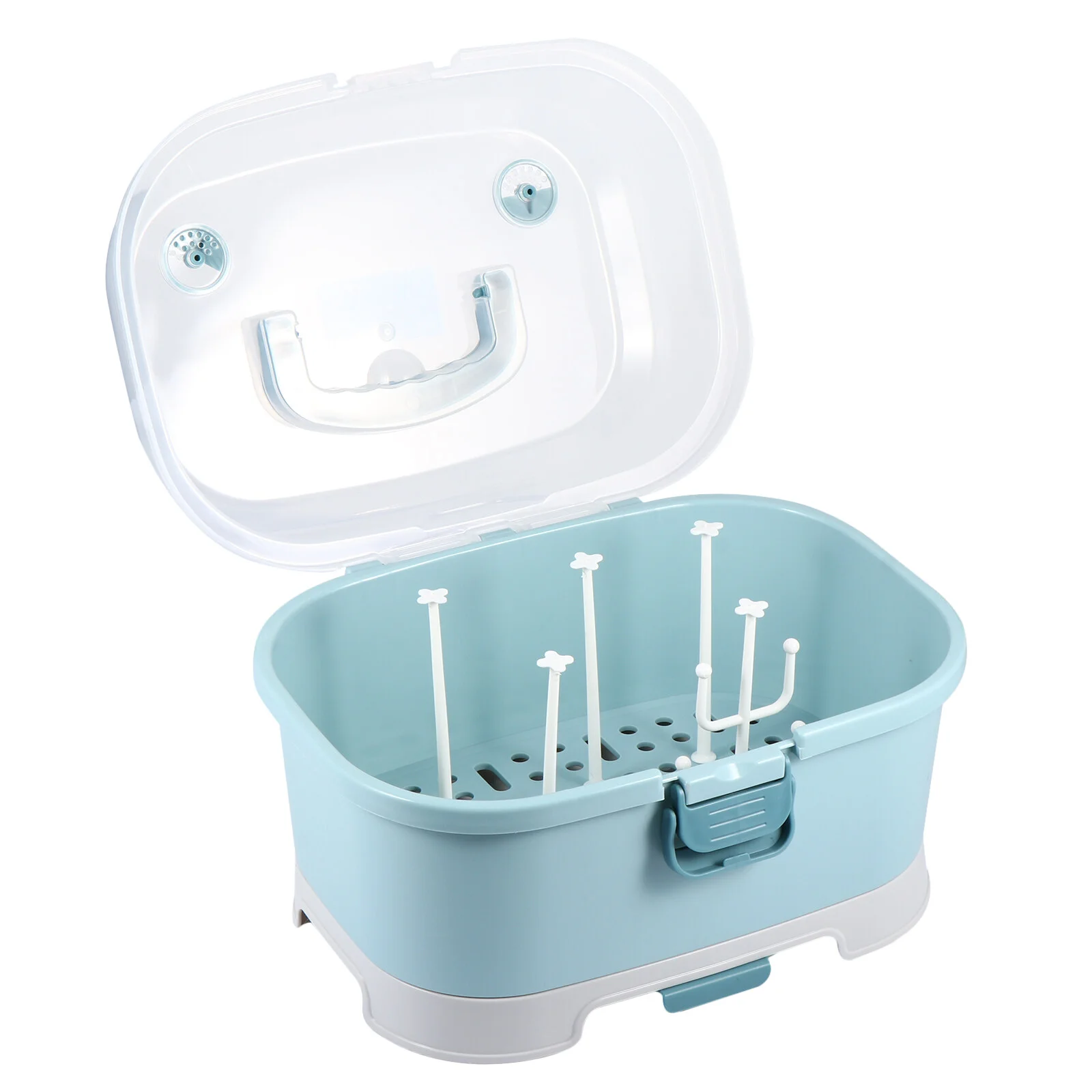 

Cupboard Breastfeeding Supplies Baby Bottles Drainer Container Drying Rack Organizer