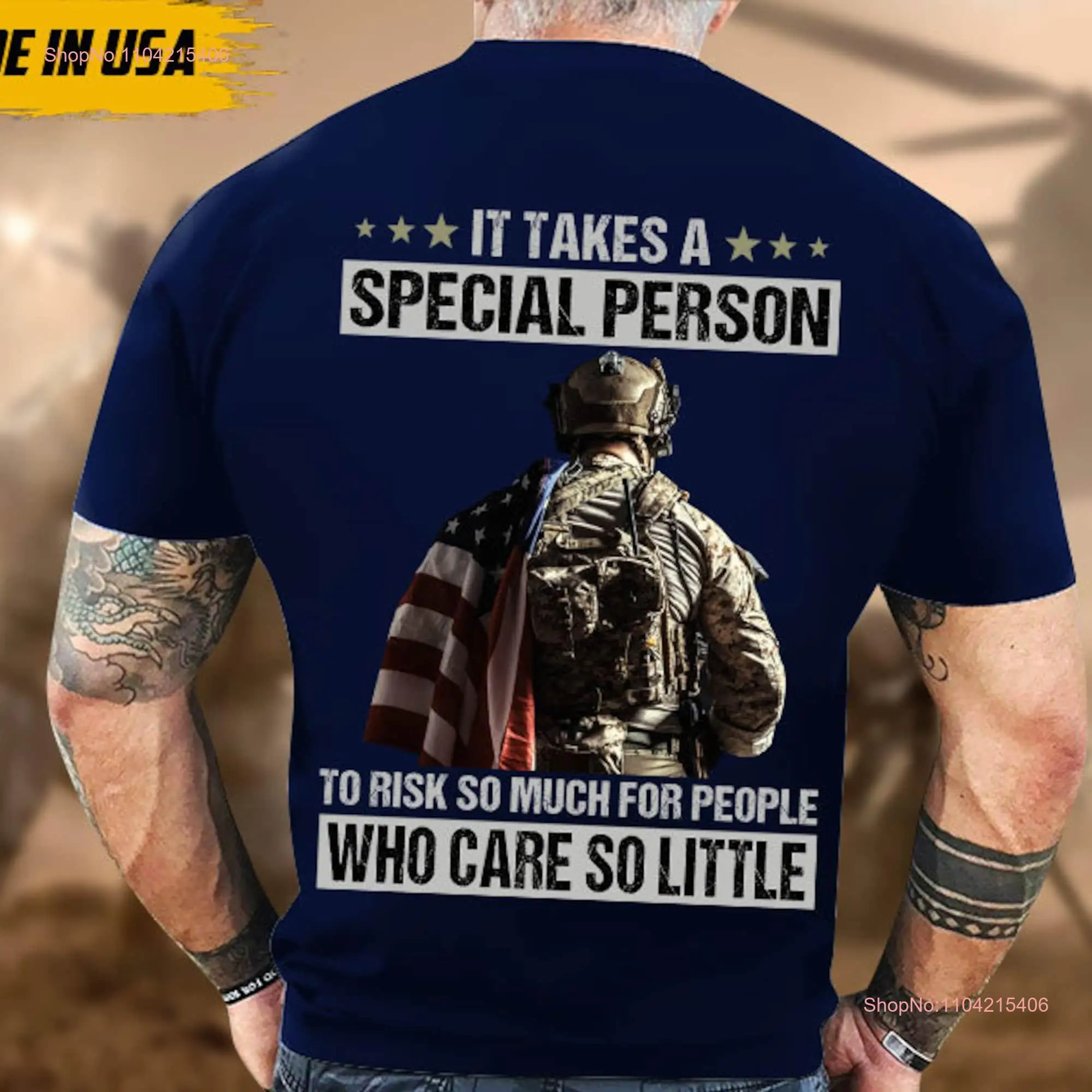 Футболка для ветеранов США День любовника сын армии Вьетнаме мужа It Takes Special Person с