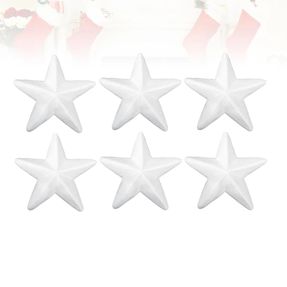 

10 Pcs Para Mesa De Foam Sphere Crafts DIY Star Flowers Christmas Stars Decoration Foam Decorations Child