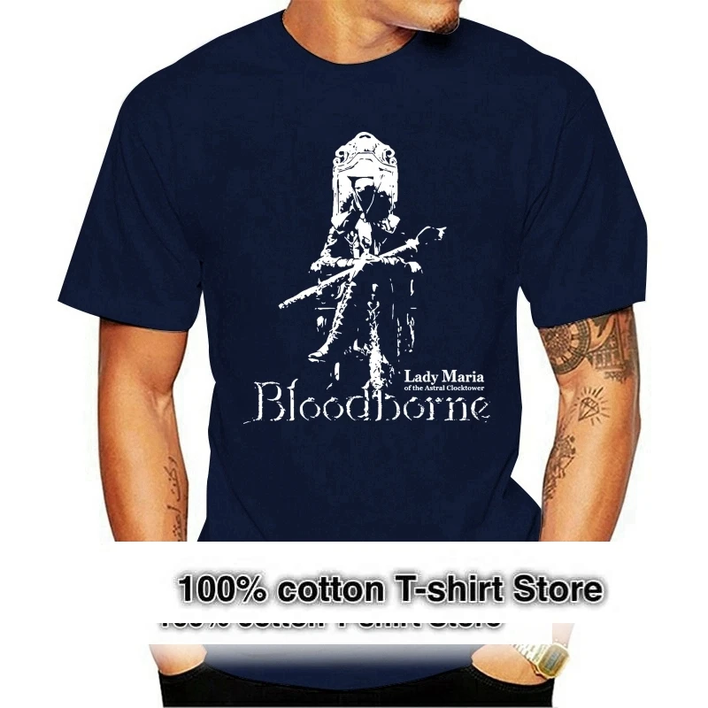 Bloodborne Lady Maria Unique Tee Men Unisex 200Gsm 100 Ringspun T Shirt  Tee Shirt