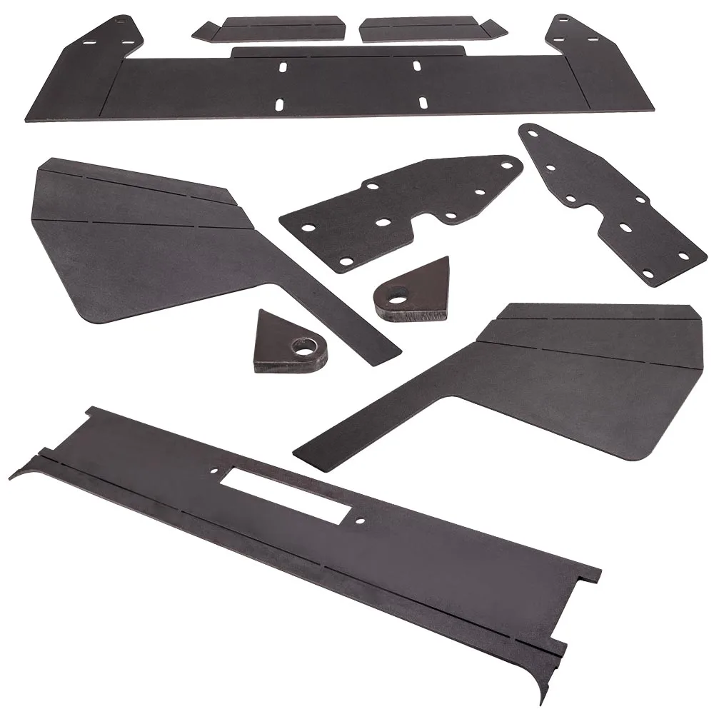 

Front Winch Bumper Mount Plate Kit for Jeep Cherokee XJ 1984 1985 1986-2001