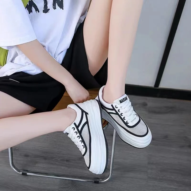 

Ladies Shoes Ladies Casual Shoes Fashion Heightening Ladies Vulcanized Shoes Comfort Flat Shoes Loose Sneakers Skateboard Shoes