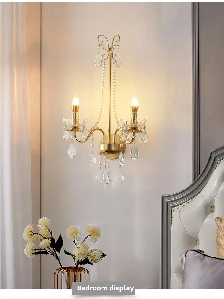 Золотой настенный светильник Noridc