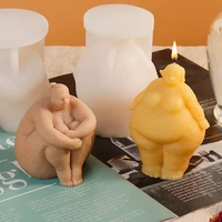 human body candle silicone mold 3d durable female body candle mouldsilicone resin casting mold for diy candle making