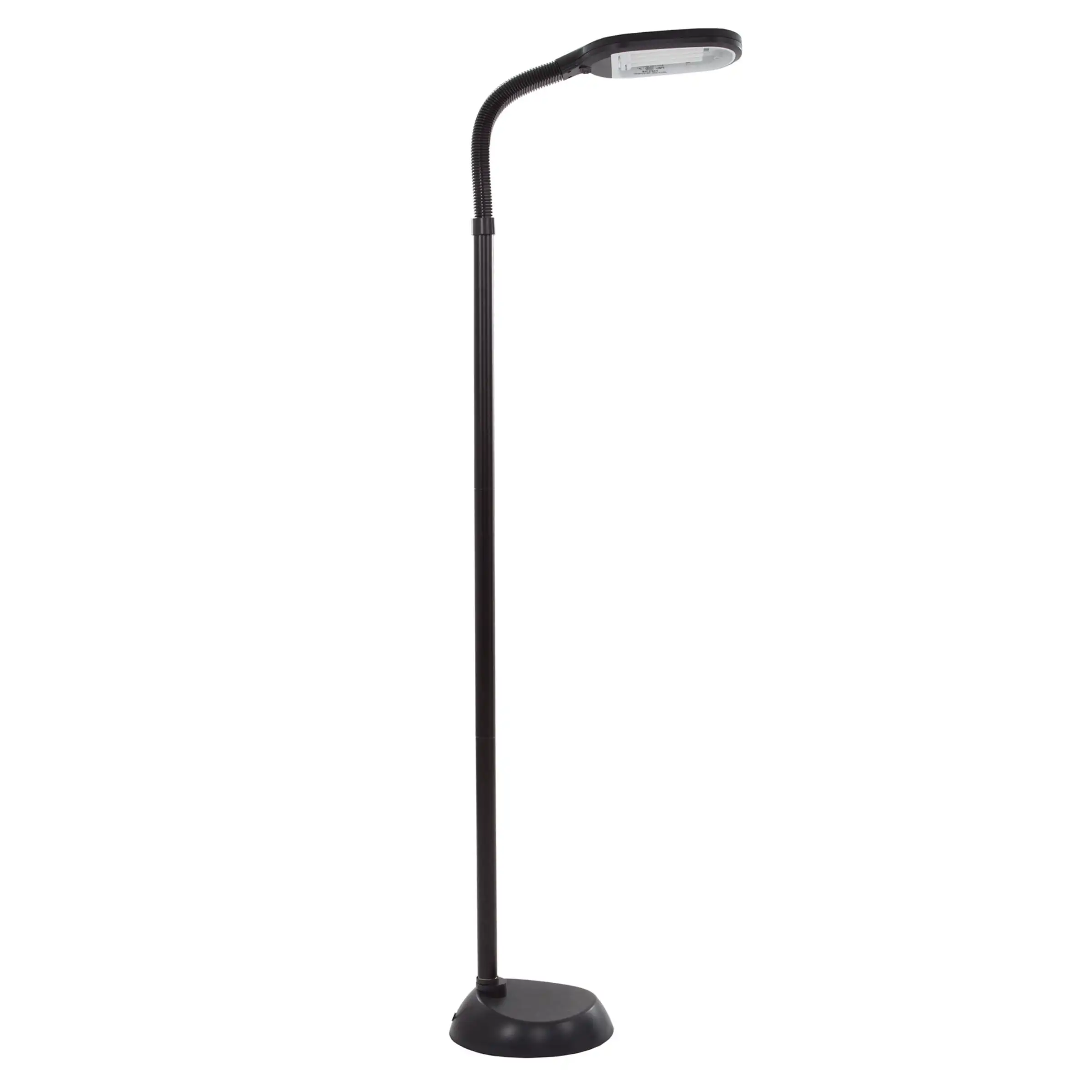 

Lavish Home Natural Sunlight Floor Lamp with Bendable Neck (Black)