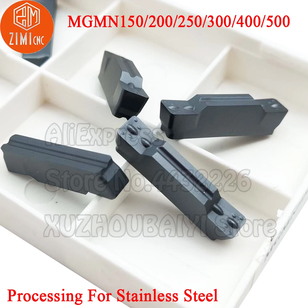 

10pcs MGMN150-G MGMN200-G MGMN250-G MGMN300-M MGMN400-M MGMN500-M LDA Carbide Grooving Inserts Cut Off Turning Tools