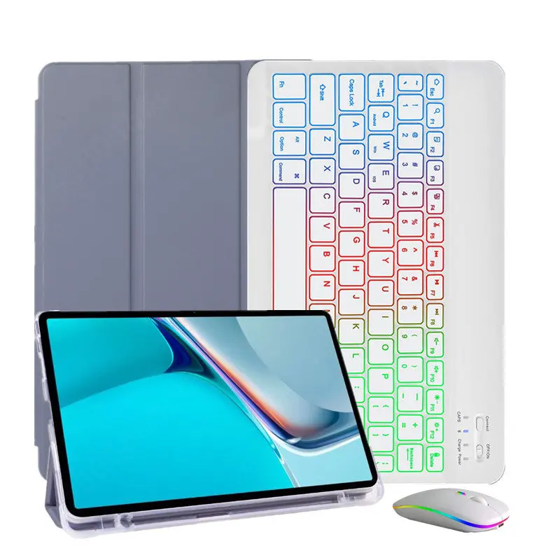 

Keyboard Cover For Huawei MatePad T10s 10.1 T10 9.7 MatePad 11 Pro 11 10.4 Pro 10.8 Honor Pad V6 V7 X8 Case with Pencil Holder