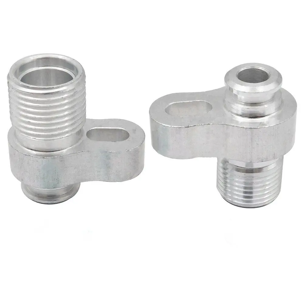 

Адаптеры, воздушные компрессоры, 2 шт., алюминиевый автомобильный компрессор кондиционера, система охлаждения, комплекты соединений 1x13 мм д...