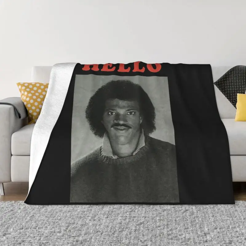 Повседневное покрывало Lionel Richie Hello Photo 1983 на диван, постельное белье двойного назначения, семейные расходы