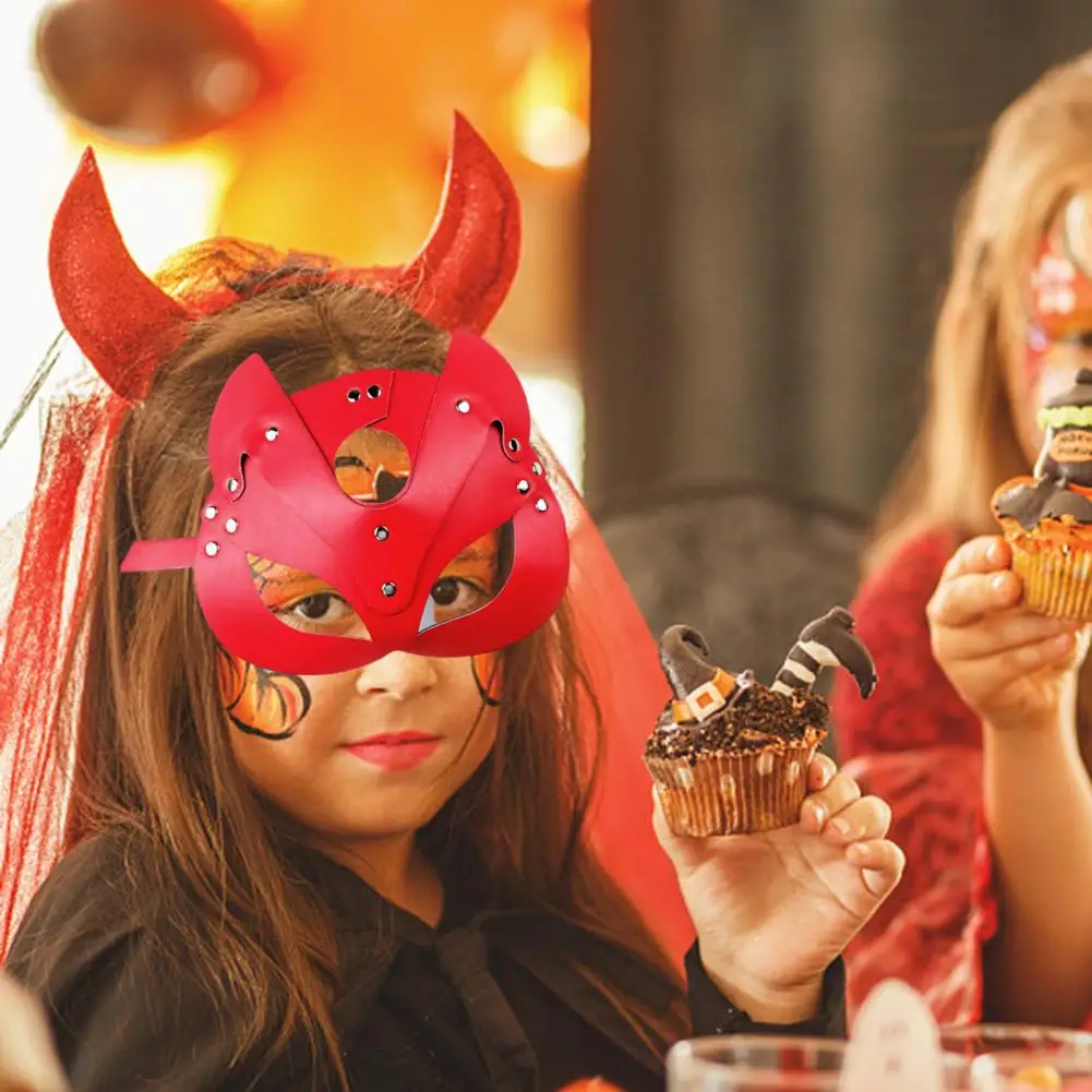 

Чехол из искусственной кожи для Хэллоуина ночного клуба маскарада вечерние НКИ