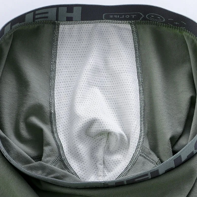 Boxer Men Underpants Graphene Cotton Shorts Youth Sports Underwear Breathable Men's Panties Solid Boxers Sexy BoxerShorts L-5XL