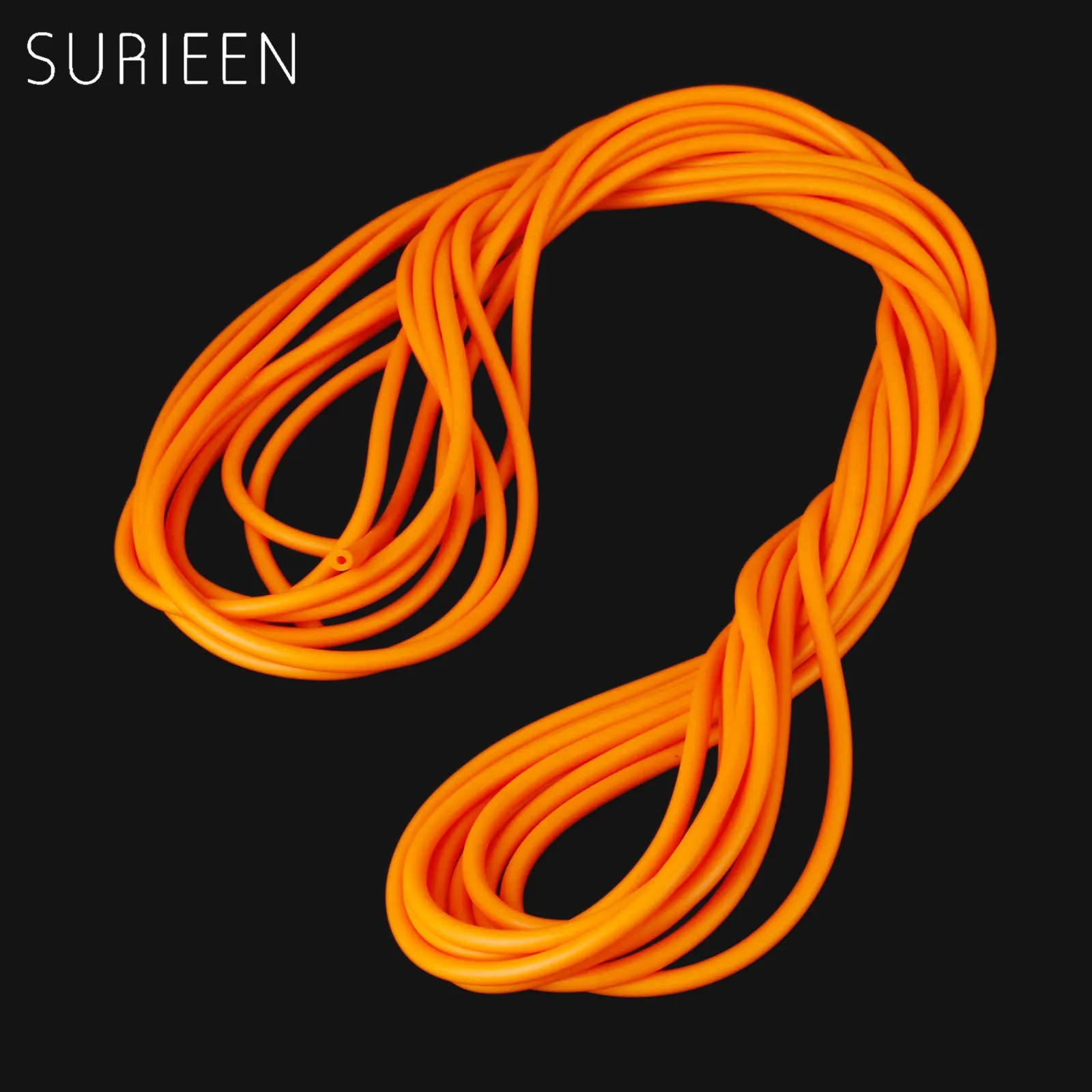 

SURIEEN Hunting 10M 2mmx5mm Strong Slingshot Natural Latex Tube Catapult Sling Shot Rubber Band Orange Elastic Bungee Tubes 2050