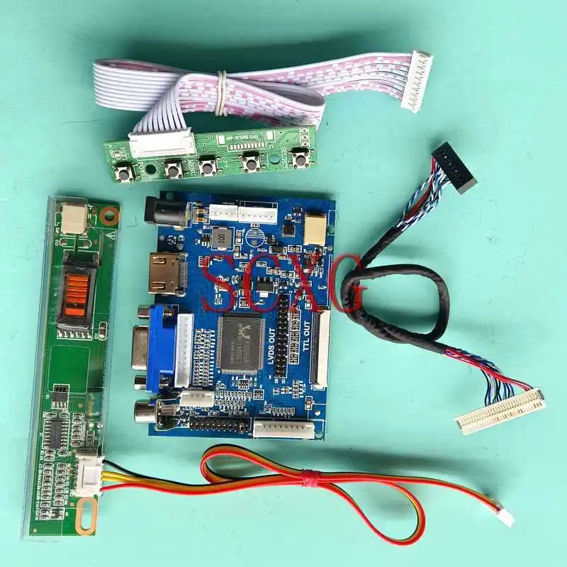 

For B141PW01 B141PW02 B141PW03 Laptop Display Screen Controller Board 1440*900 14.1" Kit AV VGA HDMI-Compatible LVDS 30Pin 1CCFL