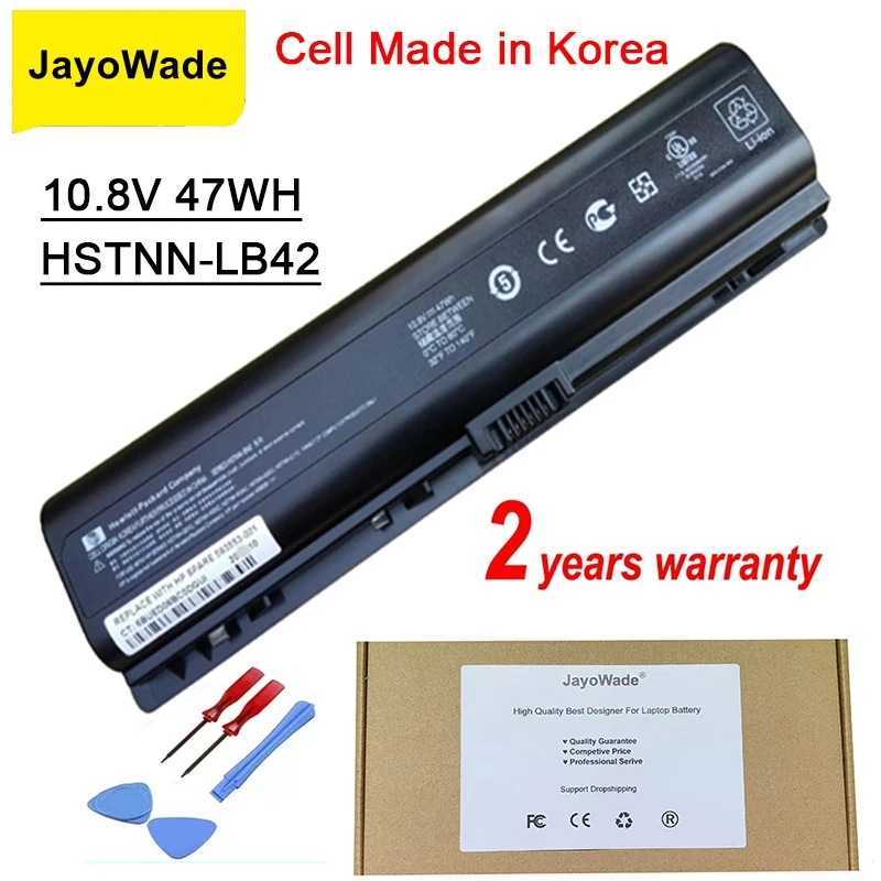 

JayoWade New Laptop Battery For HP Pavilion dv2000 dv6000 dv6400 dv6700 dv6900 DV6400 DV6500 G6000 G7000 HSTNN-IB42 HSTNN-LB42