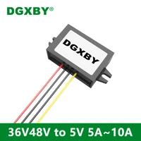 dc dc module 36v48v to 5v 5a10a dc power converter 20 60v to 5v voltage drop for automotive equipment ce certification