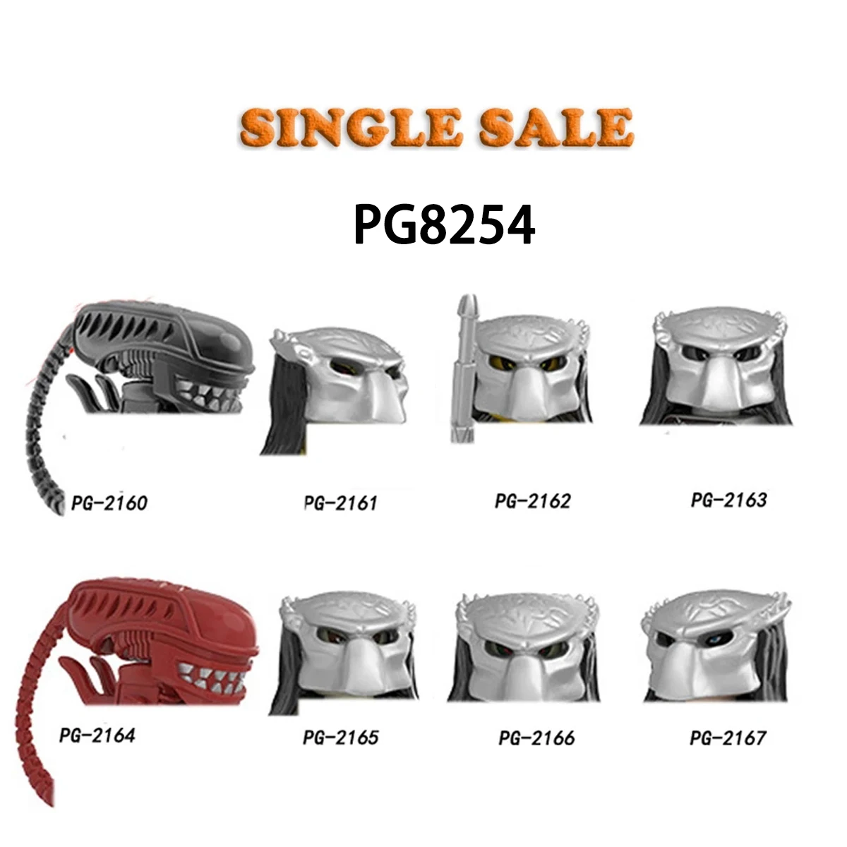 

1Pcs Movie Series Predato Aliens Building Blocks Diy Assembled Model Toys Mini Figures Soldiers Sets Bricks Toy's Gifts Pg8254