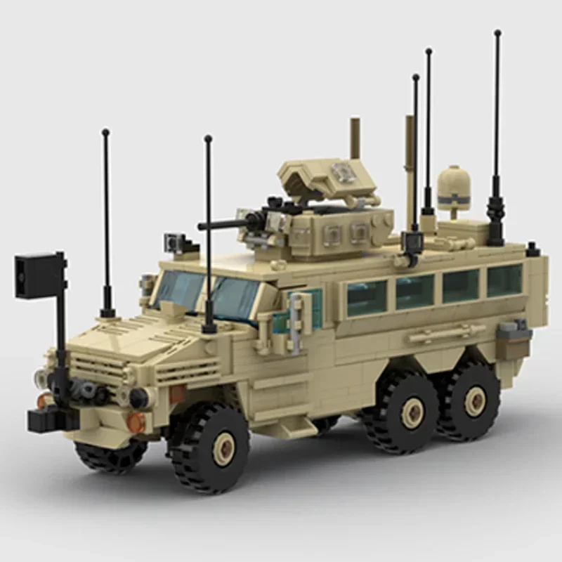 Военный костюм Moc строительный блок устойчивый к шахту технология защиты от