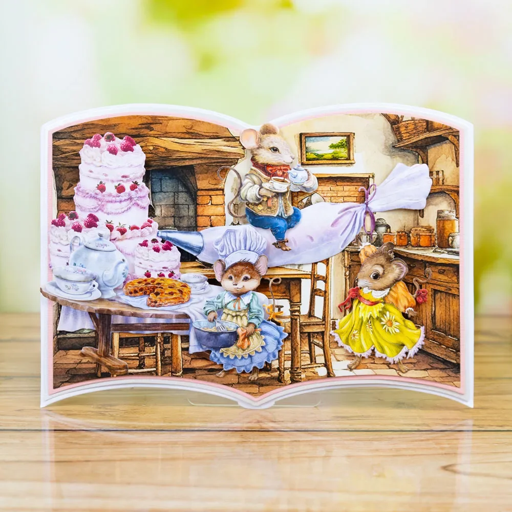 Мышь торт мыши чтобы встретил вас ткани День рождения Микки металлические штампы