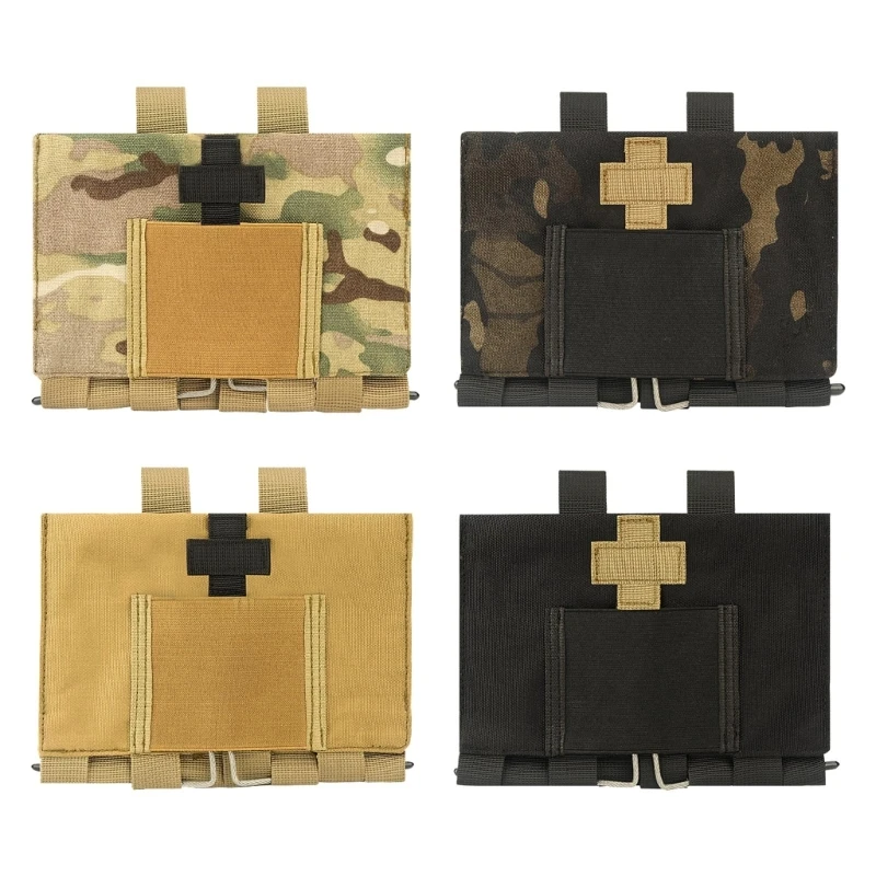 

Dropship Portable Tactical-Molle Medical-Pouch First-Aid-Pouch Quick-Release Design IFAK EMT-Pouch with Belt-Loop