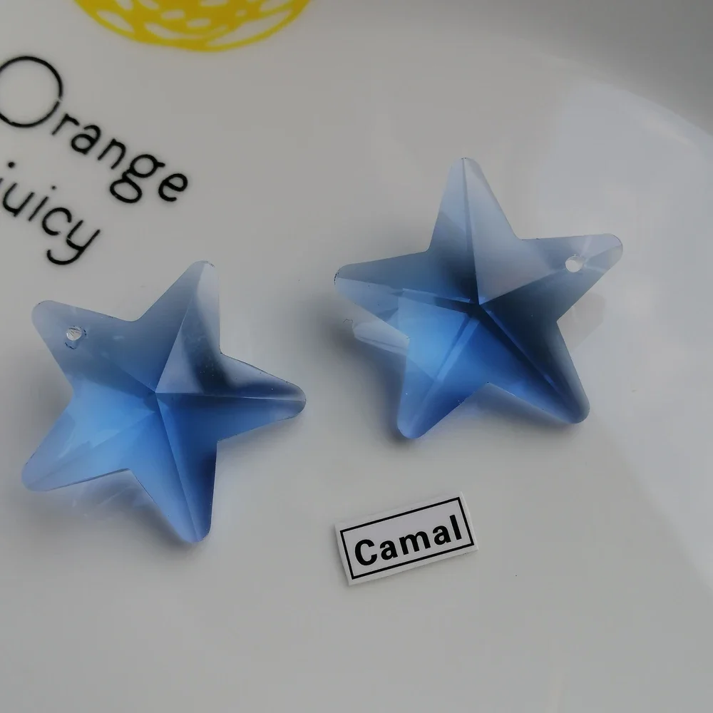 

Хрустальный кулон Camal звезда синий 2 шт.