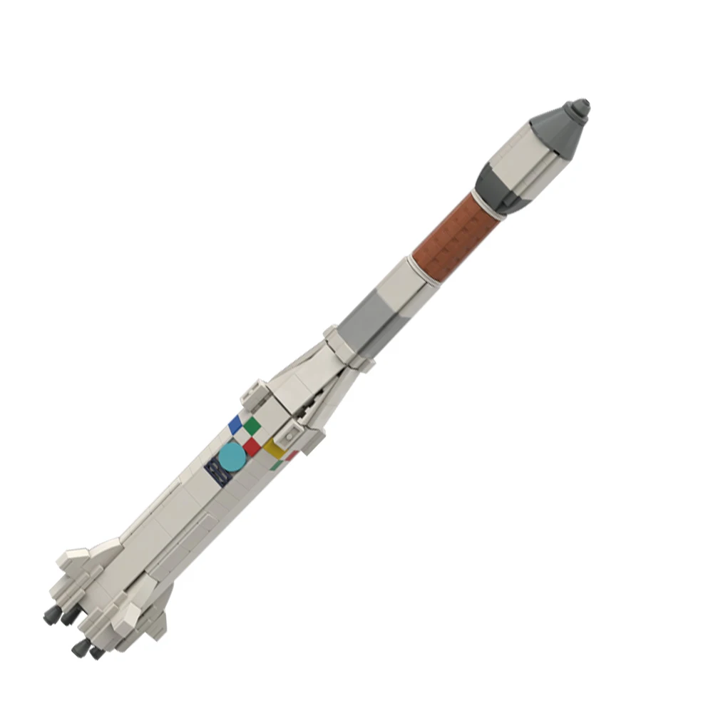 

Конструктор MOC AA 1 Carrier Rocket 1:110, набор строительных блоков, космос, Исследование спутника, Вселенная, автомобиль, кирпичная модель, наука, детская игрушка