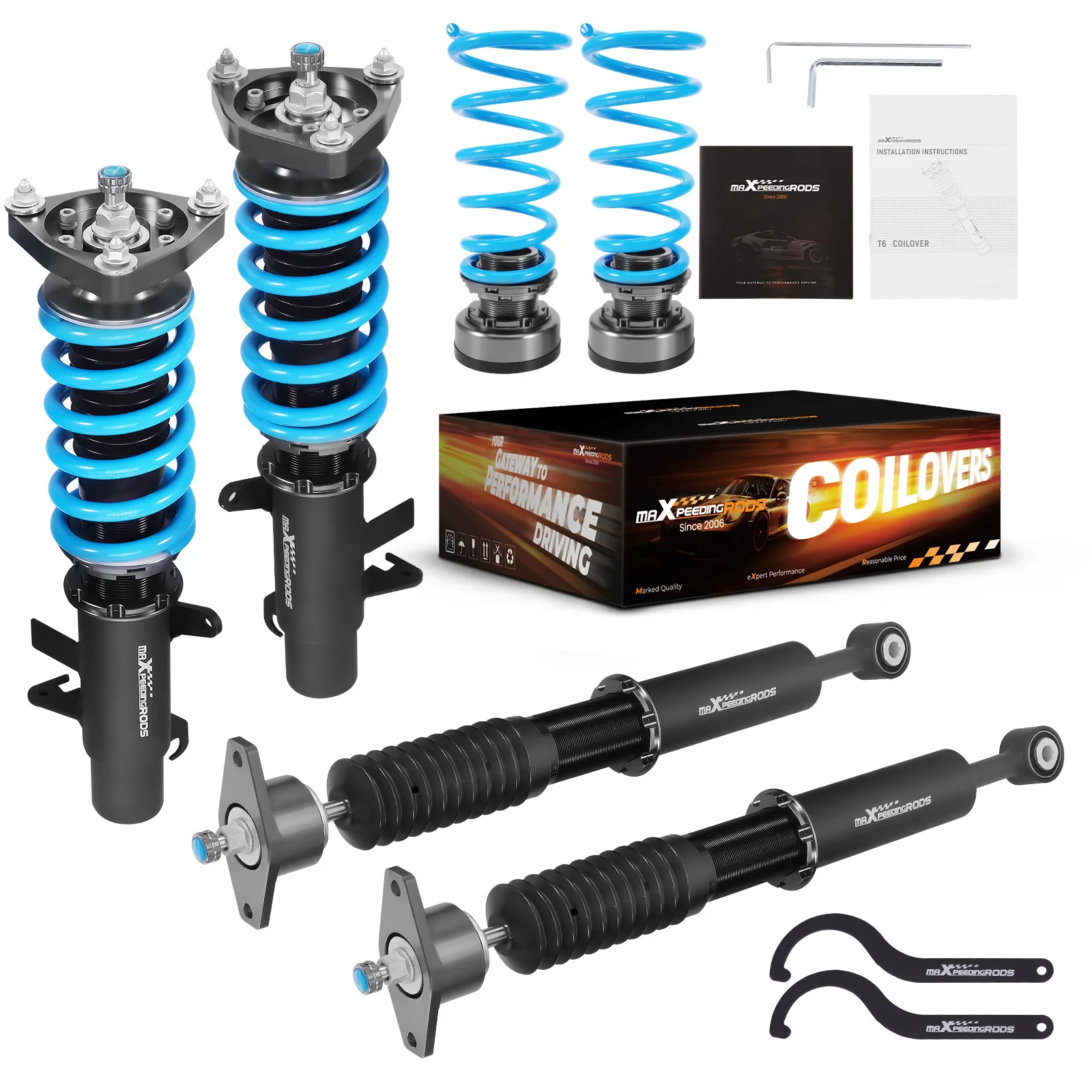 

Комплект подвески койловеров MaXpeedingrods T6 для Ford Focus FWD MK3 2011-2017