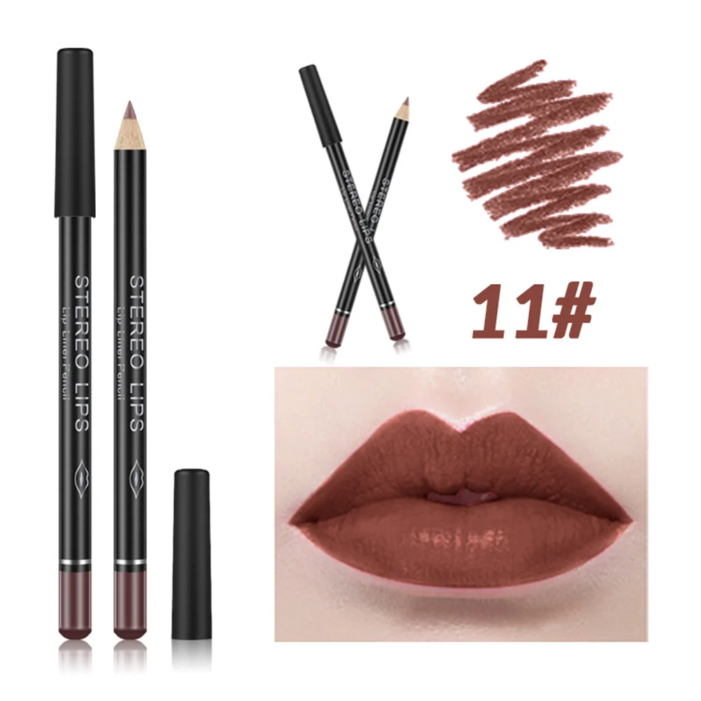

12 Pcs Lip Liner Matte Lip Waterproof Lipstick Women Lip Lipstick Makeup Lip Pen Makeup Lipstick