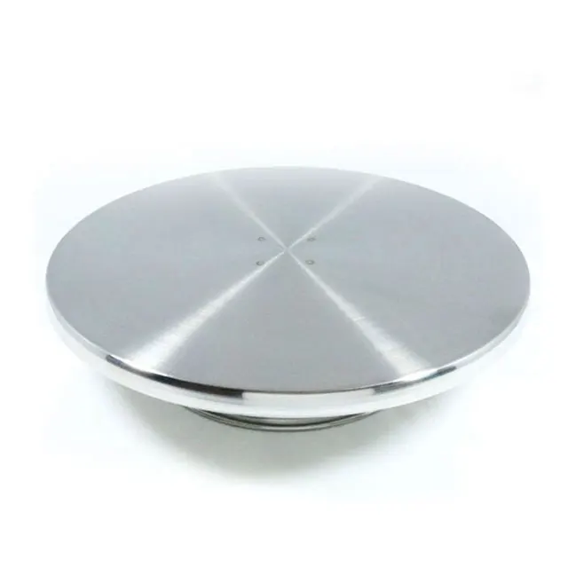 Вращающаяся подставка для торта инструмент из нержавеющей стали гладкого